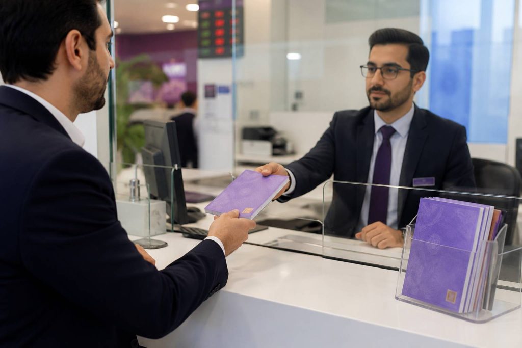 خرید چک صیادی بنفش بانک ملی