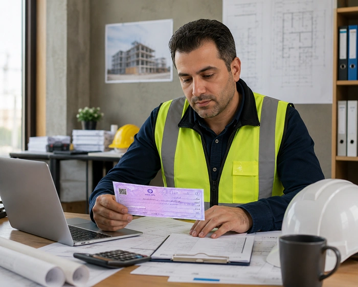 فروش چک صیادی ثبتی به شرکت ساختمانی